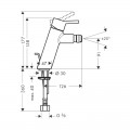 Змішувач для біде Hansgrohe Talis 32240000 - Фото 1